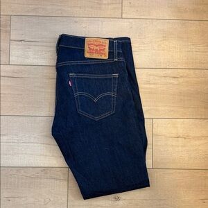 Levi's Men's 511 Dark Blue Straight Jeans